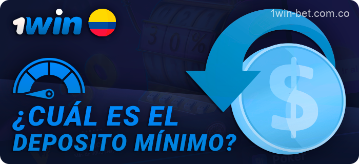Sobre el depósito mínimo en 1Win